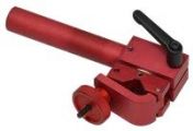 Short rod torch holder with fits-all clamp