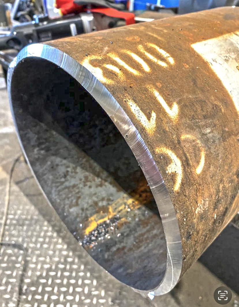 BM25 pipe bevelling