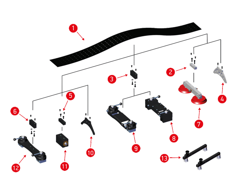 Gecko flexible track